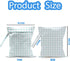 Summer Wet Dry Bag, Wet Bag for Swimsuit, Travel, Beach, Pool, Diapers, Dirty Yoga Gym Clothes, Makeup Bag, Sea Waves