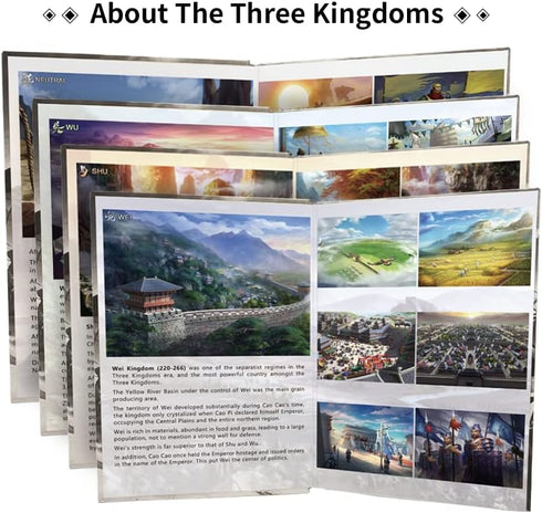 War of The Three Kingdoms: Kingdoms Wars - Historical Strategy War Board Game with New Graphics