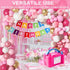 Electric Balloon Pump, 110V-120V Portable Dual Nozzle Blower with Balloons, Tying Tools for Party Decorations