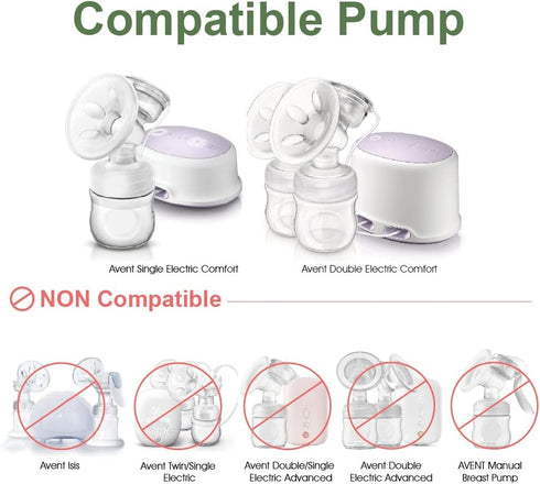 Maymom Replacement Parts for Avent Comfort Pump, Valve, Diaphragm for Electric Pumps
