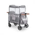 SeedFuture Stroller Wagon Raincover for W4 Original, Lightweight Transparent Waterproof Windproof Protection W4