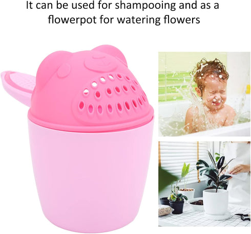 Shanbor Baby Waterfall Rinser Bath Cup, Eye Protection Baby Shampoo Rinse Cup for Baby Bath