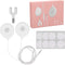 Shop Prenatal Belly Headphones for Women - Baby Heartbeat Monitor, Music Splitter & 12 Stickers - White.