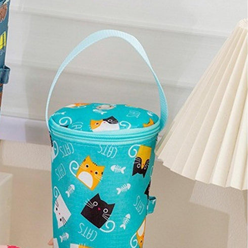 Zonfer Portable Milk Tea Tote Bag, Insulated Baby Bottle Bags Heat Preservation Bag Eco-Friendly Handbag Breastmilk