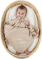 OCFTERY Custom Personalized Baby Blanket,Crib Blanket for Baby and ToddlerMuslin Embroidered Baby Blanket,