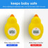 b&h Digital Duckling Baby Bath Thermometer, Infant Safe Floating Water Temperature Toy, BPA-Free, Easy to Read