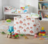 HIYAGON Rectangular Kids Basket Baby Girl Basket Fabric Storage Bin Organizer Box Room Decor(Mushroom)