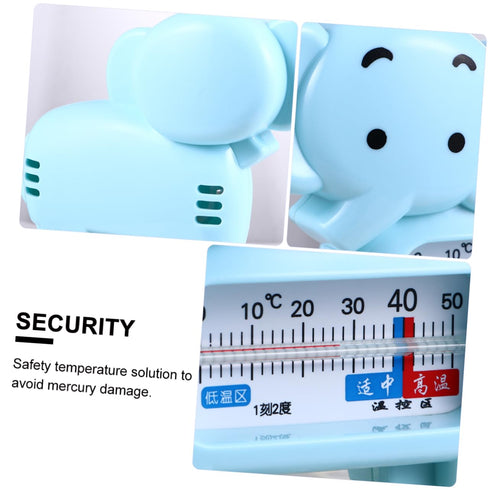 LIFKOME 2 Piece Cartoon Elephant Bath Thermometer - Safe Water Measurement for Kids