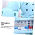 LIFKOME 2 Piece Cartoon Elephant Bath Thermometer - Safe Water Measurement for Kids