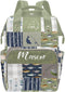Noverbibi Custom Diaper Bag Backpack for Mom Fishing Personalized Name Large Nappy Nursing