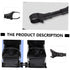 Adjustable Dual Connector for Baby Stroller, 3pcs Universal Aluminum Tube Car Accessories for Twins Stroller