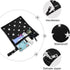 Haskirky 2 Night Stars Black Pcs Cloth Diaper Wet Dry Bags,Waterproof and Washable Bag for Travel Reusable Wet Bag