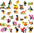 Zofunny 30 Packs Building Blocks Party Favors for Kids, Mini Animals Building Block