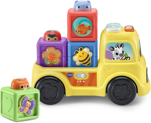 VTech Beep and Go Interactive Block Truck