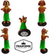 Franchise Figurine Company Hula Dog Dashboard Doll - Bobblehead Car Accessories for Van Life & Beach Creations