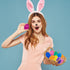 2.3" (25 Pack) 2.3" (25-Pack) The Dreidel Company Fillable Easter Eggs with Hinge Bulk Colorful Bright Plastic Easter