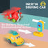 ALASOU 8 PCS Baby Cranes Car Toys with Playmat/Storage Bag, 1st Birthday Gifts for Toddler Age 1-2