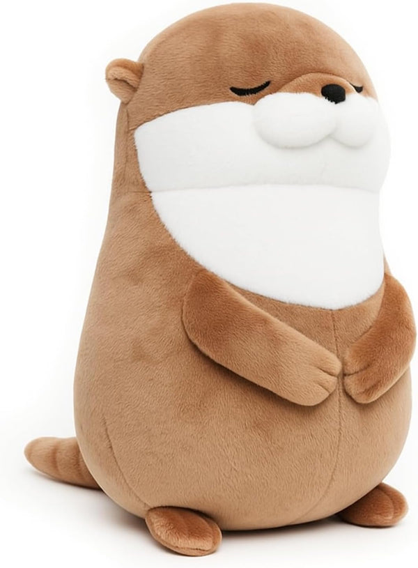 WEIGEDU Otter Stuffed Animals Sleeping Plush Toys with Embroidered Eyes for Boy
