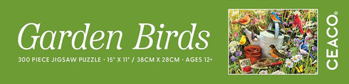 Ceaco - Space Saver - Garden Birds - 300 Piece Jigsaw Puzzle