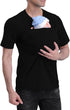 Jefuzh Mens Baby Carrier Shirt, Kangaroo Shirt for Dad and Baby V Neck Short Sleeve Kangaroo T Shirt for Dad