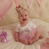 Birthday Crown Hat Princess Sparkle Flower Headband Tiara for 1 2 3 4 5 6 Party Decoration Cake Smash Photo Prop