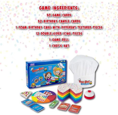 The Eggmazing Egg Decorator Cake-N-Bake Challenge - Kids' Board Game for Ages 4 & Up (2-6 Players)