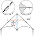 Delta Kite for Kids & Adults, Single Line Beach and Park Kite for Family Outdoor Activities