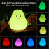 DiQiRenQin 2 30/60 LED Cute Pear Night Light, Rechargeable Silicone Fruit Night Lamp, Kawaii Bedside Lamp, Modes (Warm
