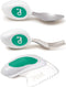 doddl Toddler Utensils, Ergonomic Fork Spoon and Knife Set for Self Feeding, Stainless Steel for 1-3 Year Olds