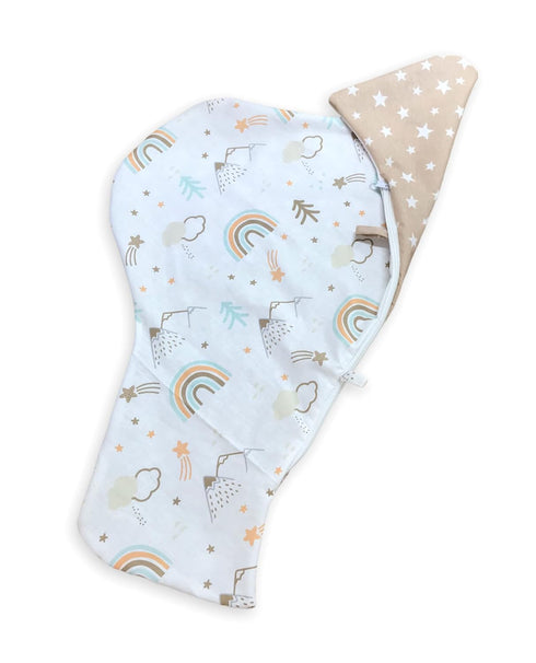 Cover Washable & Reversible Cotton Cushion Cover for IKEA High Chair Accessories, Compatible with Antilop,Only Cover!