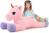 Tezituor 43in Giant Unicorn Plush Toys - Big Pink Unicorn Stuffed Animals, Great Gifts for Girls