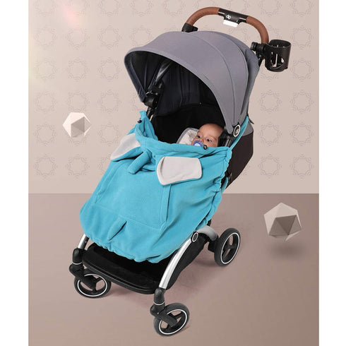 RTYUBV Baby Cartoon Cloak,Baby Carrier Cover Hooded Stretchy Cloak Windproof Warm Stroller Cover