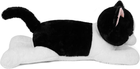 5 lbs, 27 inches Cat Weighted Stuffed Animals, Cuddly Plush Pillow Giant Plushie Ideal Gift for Adults & Kids