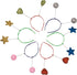 Funny Party Hats Head Boppers - 12 Piece Assorted Design Party Accessories, Blue Gold
