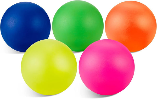 Sumind 5 Pieces Replacement Beach Balls, Extra Balls for Outdoor Activities, Assorted High Visibility Colors