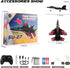 SU27 2.4GHz 6-axis 2 New Upgrade RC Airplane, Remote Control Fighter Toys, Gyro Stabilizer RTF Glider Aircraft Plane