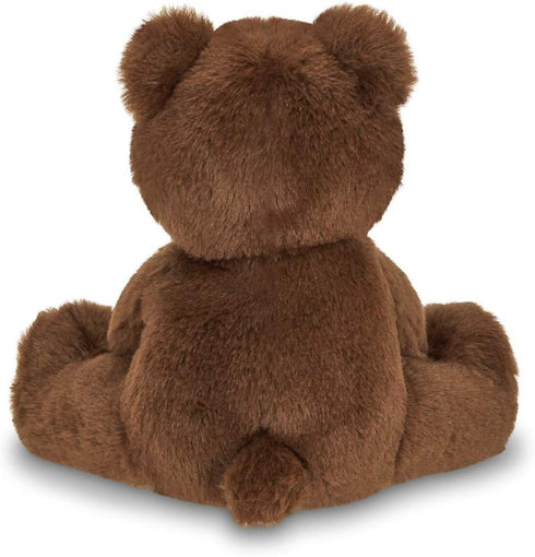 Bearington Lil' Barnaby Chocolate Brown Plush Stuffed Animal Teddy Bear, 11.5 Inches