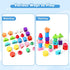 Montessori Bead Sequencing Set for Kids, Wooden Lacing Beads Toys for Toddlers, Educational Gifts for 2-5 Years Old