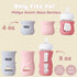 Dolreme 3 Pack 8oz Silicone Sleeve for Avent Natural Glass Baby Bottles, Compatible Philips Avent Glass Natural Baby
