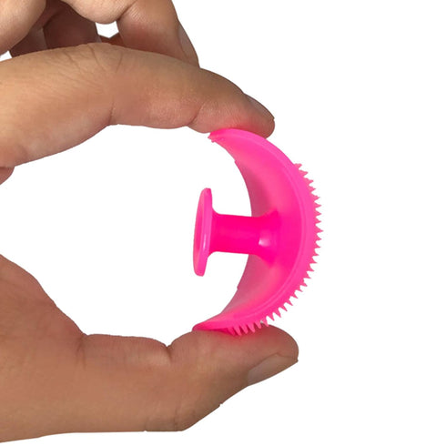 MOLKASIA Silicone Shampoo Brush for Baby Infant Bathing Soft Silicone Boys Kids Shower Brush Head Hair Washing Massage
