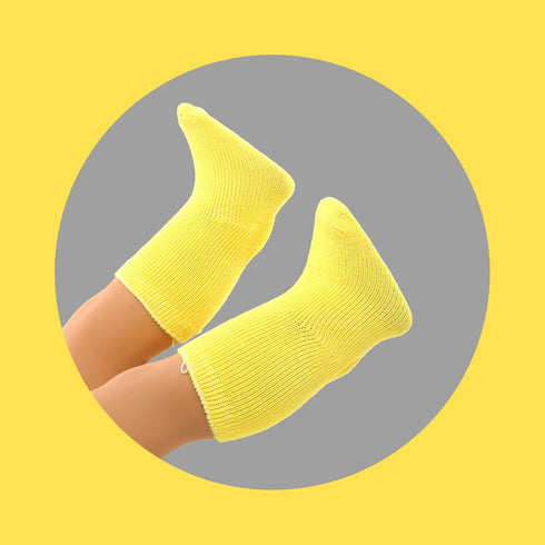 5 18 Inch 9 Miunana Pairs Doll Socks for Girl Doll - Includes Striped, Two-Tone, and Solid Color Socks in Colors
