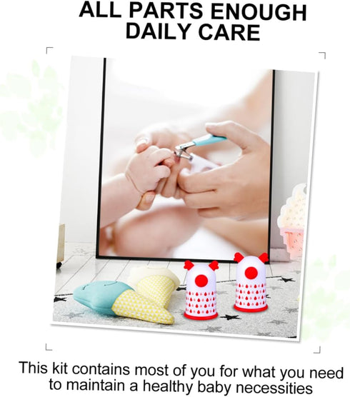 Set Portable Manicure Kit for Newborns - Nail Clippers, Scissors, and Tweezers