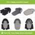 COOLBEBE 3-in-1 Upgraded Babybody Support for Newborn Infant Toddler - Extra Soft Car Seat Insert Cushion Pad, Perfect