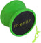 Green Merlin Professional Yoyo, Responsive with Narrow C Bearing and Extra String