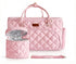 MOMCANDO Diaper Bag Tote with Dividers, Zipper, Top Cover and Strap, Larger Size