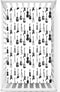 Music Themed Fitted Crib Sheet,Standard Crib Mattress Fitted Sheet Toddler Bed Mattress