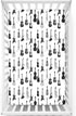 Music Themed Fitted Crib Sheet,Standard Crib Mattress Fitted Sheet Toddler Bed Mattress