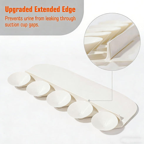 YEYDYQPT 5 (1.7" 3.3") Toilet Pee Splash Guard with Powerful Suction Urine Deflector Blocks Leaks Improved Large