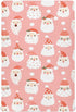 Mazeann Santa Pink Christmas Crib Sheets Soft Breathable Fitted Baby Crib Sheets Mattress