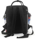 OUSIKA Backpack Daypacks Flower and House Print Diaper Bag Multifunction Laptop Travel Large Nappy Bag, Black, One Size